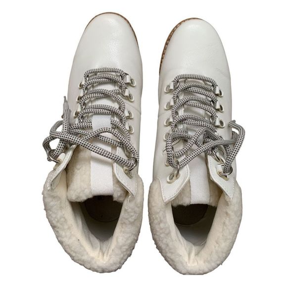 Sonoma, Women’s White Lace Up Boots, Size 9M, Used - Picture 1 of 8